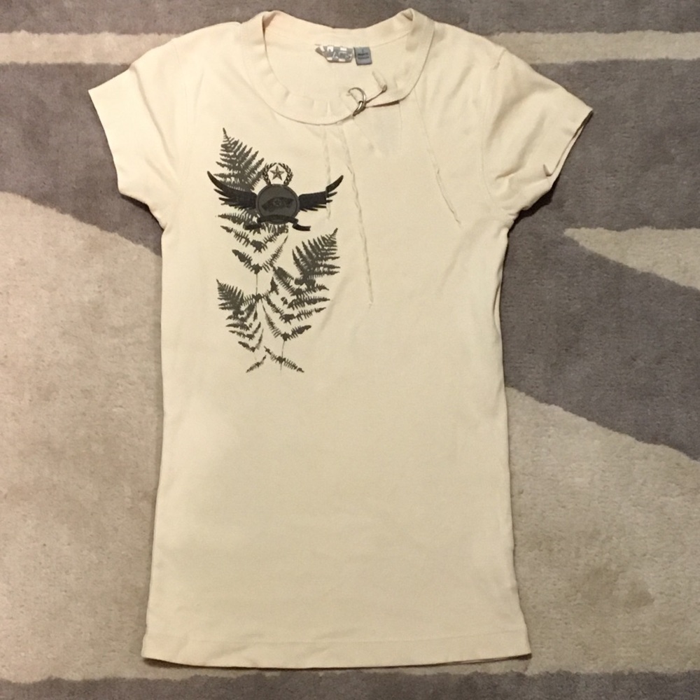 💜 4/$20 TOPS - Vans Graphic T with Cutout Detail